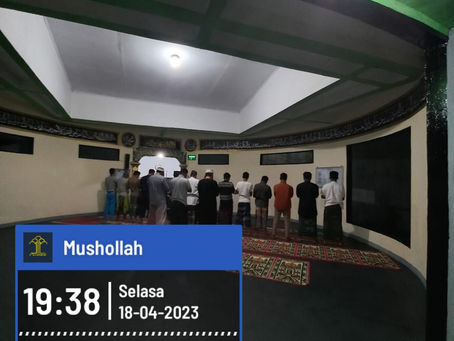 PELAKSANAAN SHOLAT TARAWIH WBP LAPAS KELAS III MAMASA