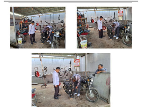 Pembinaan Kemandirian (Bengkel Motor) Narapidana di Lapas Kelas III Mamasa