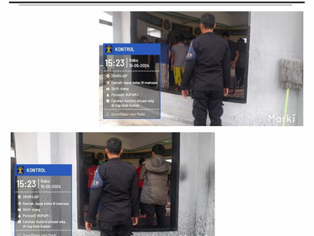 Pengawasan Kegiatan Sholat Berjamaah Warga Binaan di Lapas Mamasa