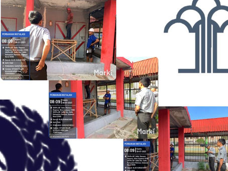 Pengawasan Perbaikan Instalasi Listrik Lapas Mamasa