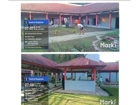 Kegiatan Kerja Bakti Lapas Kelas III Mamasa