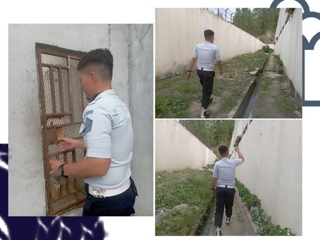 Kontrol berkala area brandgang Lapas Mamasa