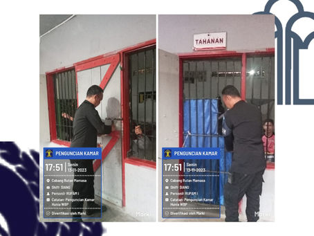 Pengamanan Preventif Kamar Hunian Lapas Mamasa