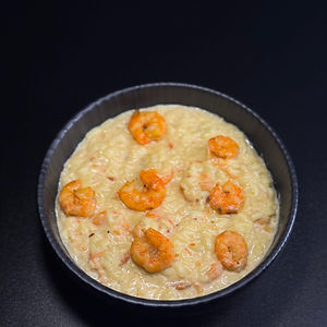 Risoto de camarão