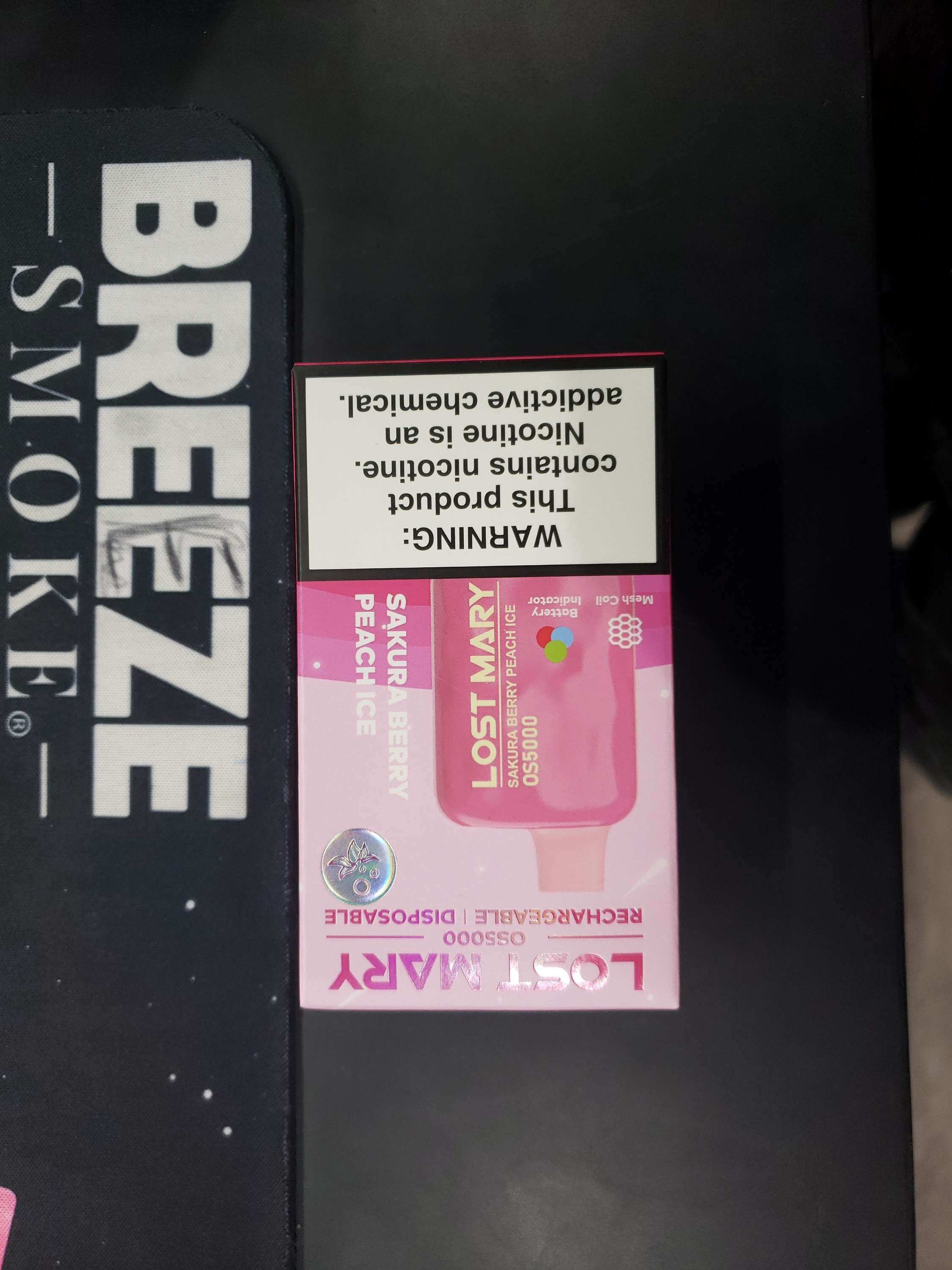 Lost mary os 5000 Sakura berry peach ice