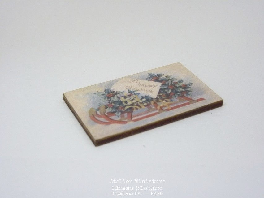 Thumbnail: Panneau Miniature en Bois, Échelle 1/12