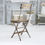 Thumbnail: Chaise de Jardin Shabby, Miniature en Bois, 1/12