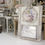 Thumbnail: Miroir-Trumeau Vieilli Miniature en Bois, Blanc Shabby Chic, Échelle 1/