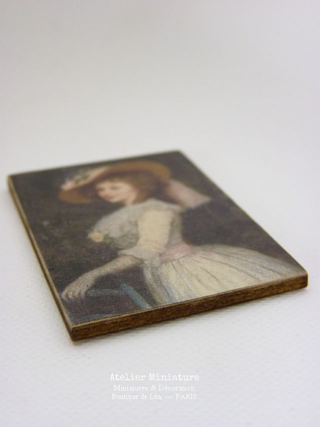 Thumbnail: Panneau Miniature en Bois, Échelle 1/12