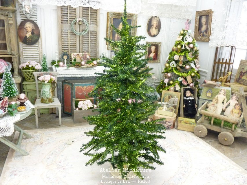 Thumbnail: Sapin Vert 18 cm Miniature, Maison de Poupée