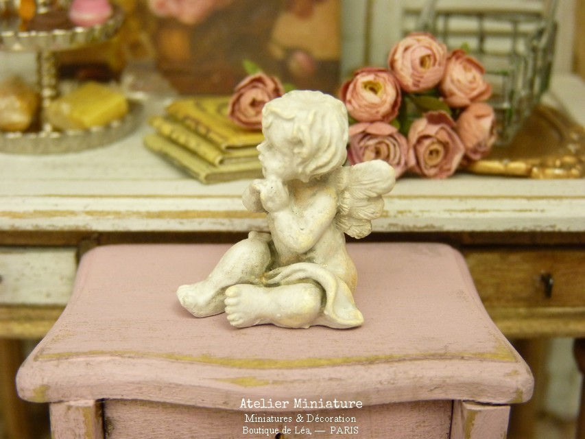 Miniature : Ange #2 en résine, Maison de Poupée à l'échelle 1/12