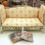 Miniature : Sofa Victorien de style Louis XV, Imitation Cannage, Maison de Poupée