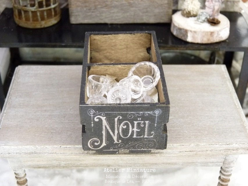 Thumbnail: Ensemble de Verrerie Miniature en Verre Acrylique, Maison de Poupée, 1/12