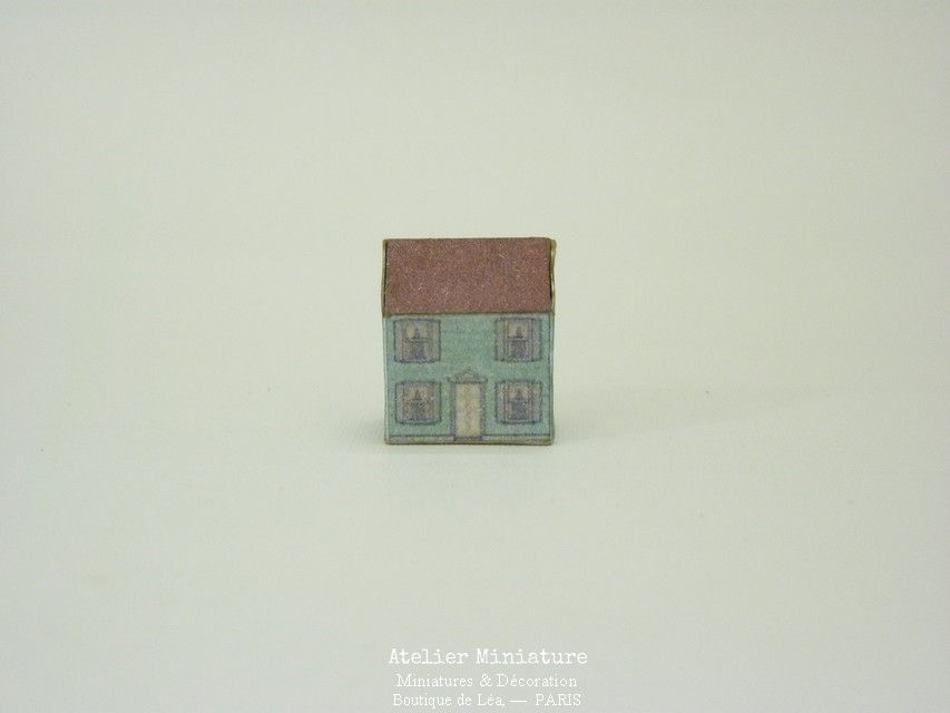 Miniature : Maison en Papier Découpé, Jouet de Maison de Poupée