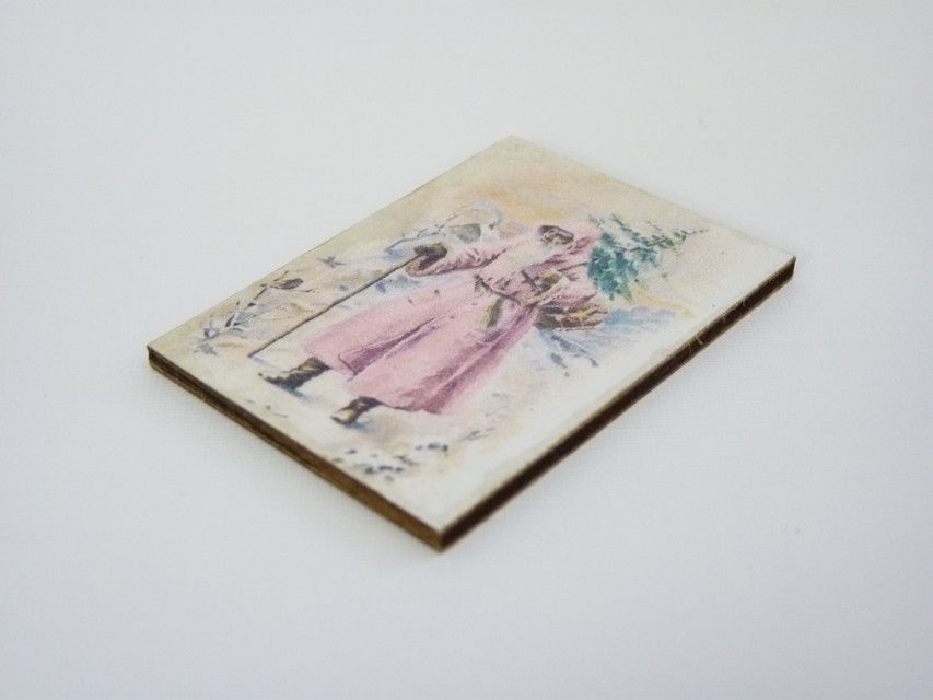 Thumbnail: Panneau Miniature en Bois, Échelle 1/12