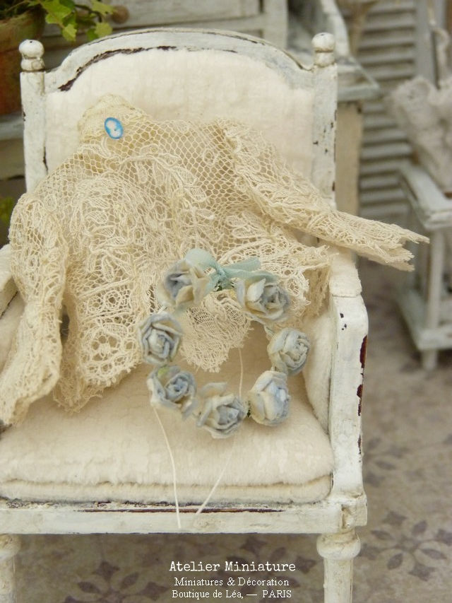 Miniature : Couronne de Roses Bleues