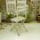 Miniature : Chaise de Jardin Shabby, Miniature en Bois, 1/12