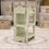 Miniature : Étagère Shabby Chippy, Vert Pâle Vieilli, Maison de Poupée, Échelle 1/12