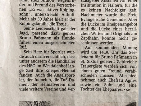 Die Handballer und Ihr Vereinslokal