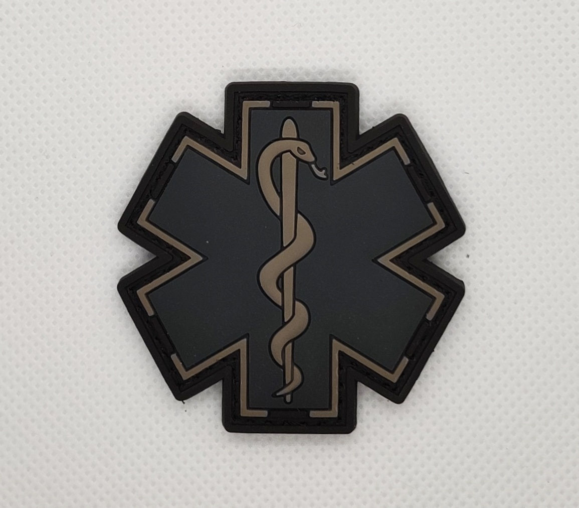 2" x 2" EMS Patch- Black/Gray
