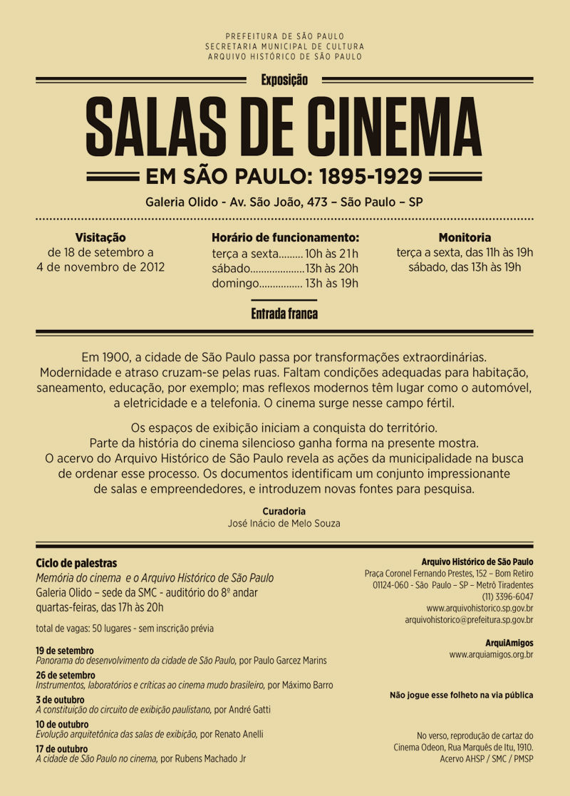 Folheto promocional