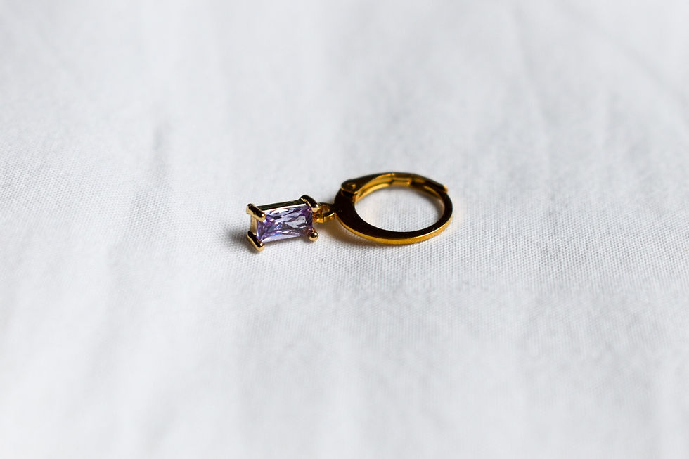 Miniatura: Pendiente Mini Crystal (unidad)