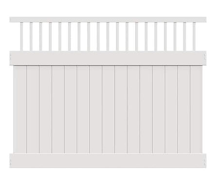 Picket Topper Privacy Fence