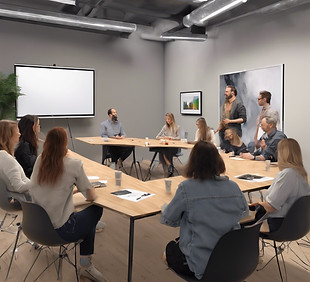 photo-realistic workshop style meeting with just a few people.jpg