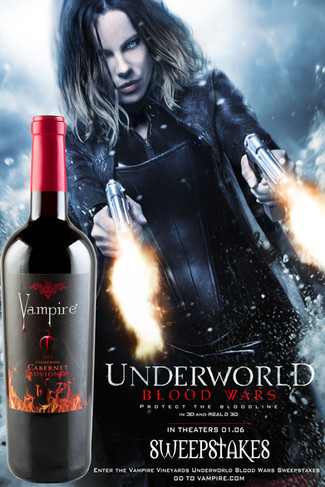 Vampire Vineyards/Underworld:Blood Wars Sweepstakes