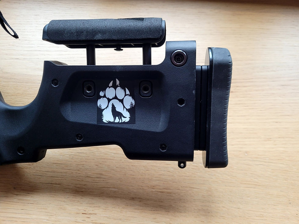 Thumbnail: Adjustable cheek piece / comb riser hardware