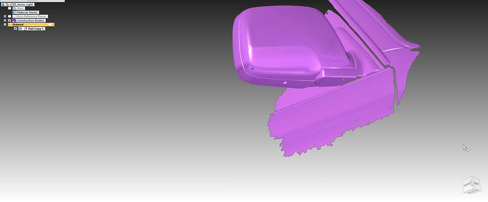 Thumbnail: LAND CRUISER 80 RIGHT MIRROR 3D SCAN