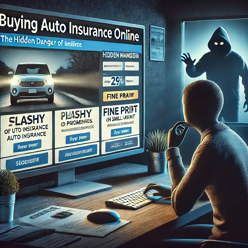 The Hidden Danger of Buying Auto Insurance Online