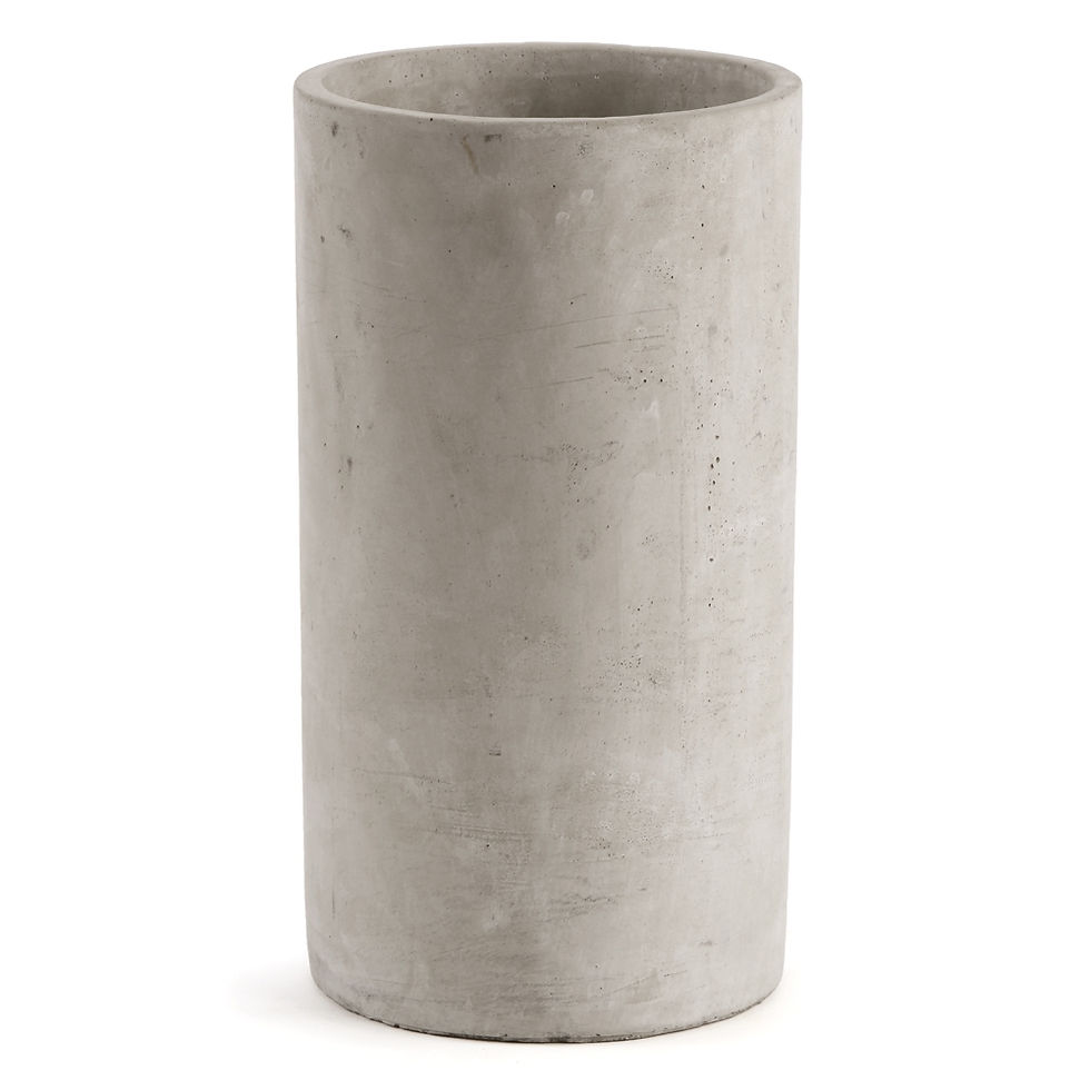 Concrete Pipe Planter 12"