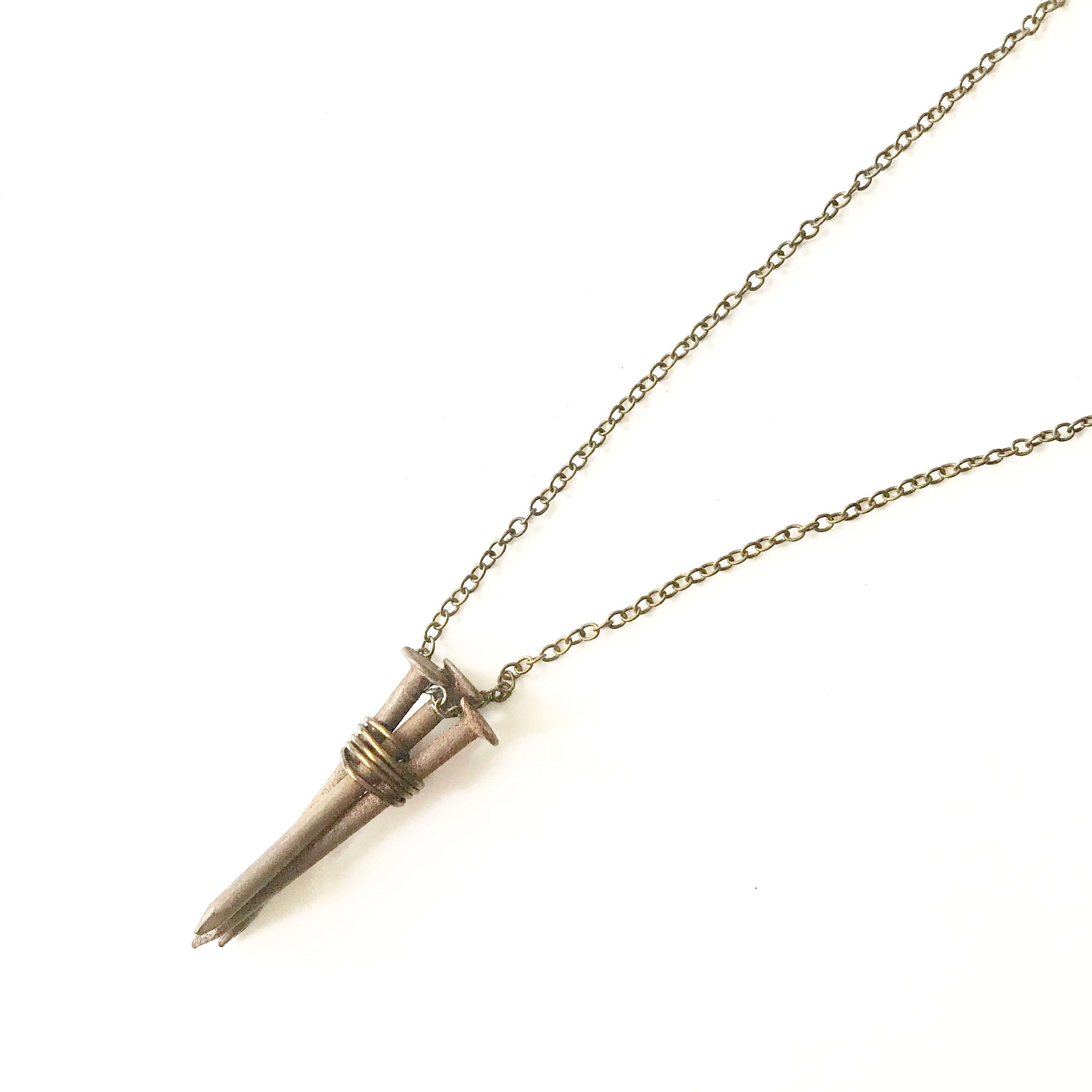 Three Nails "Forgiven" Men's Necklace