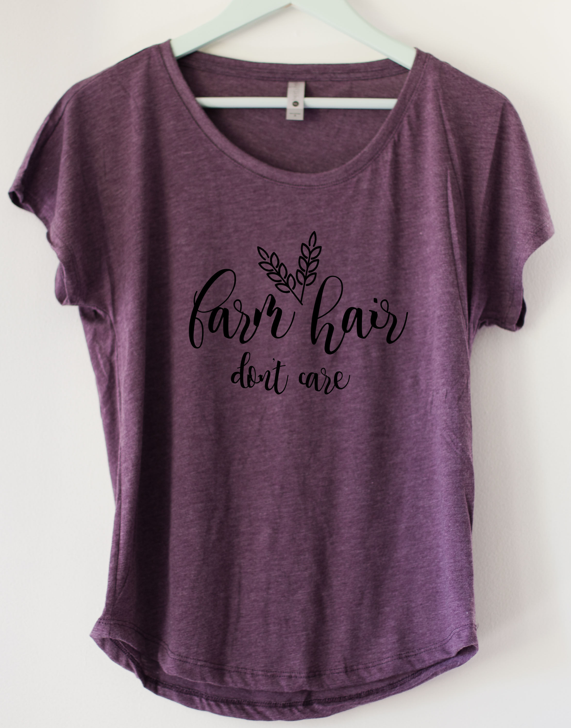 Women's Farm T-Shirt "Farm Hair, Don't Care"