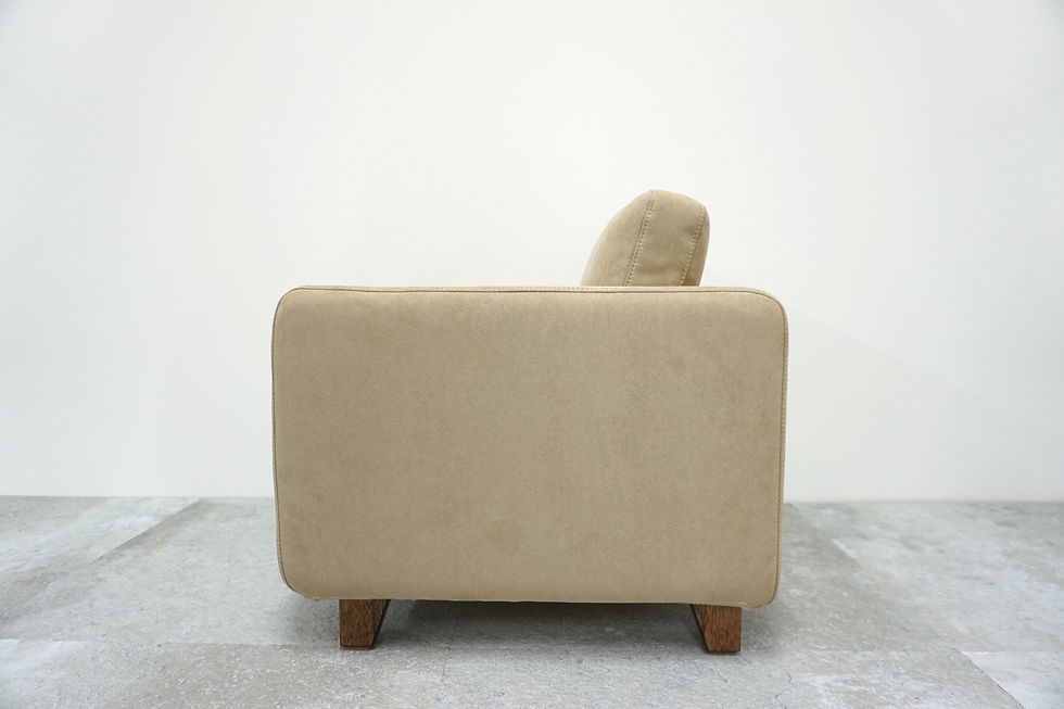 サムネイル： mini sofa (kuera suede ) ベージュ