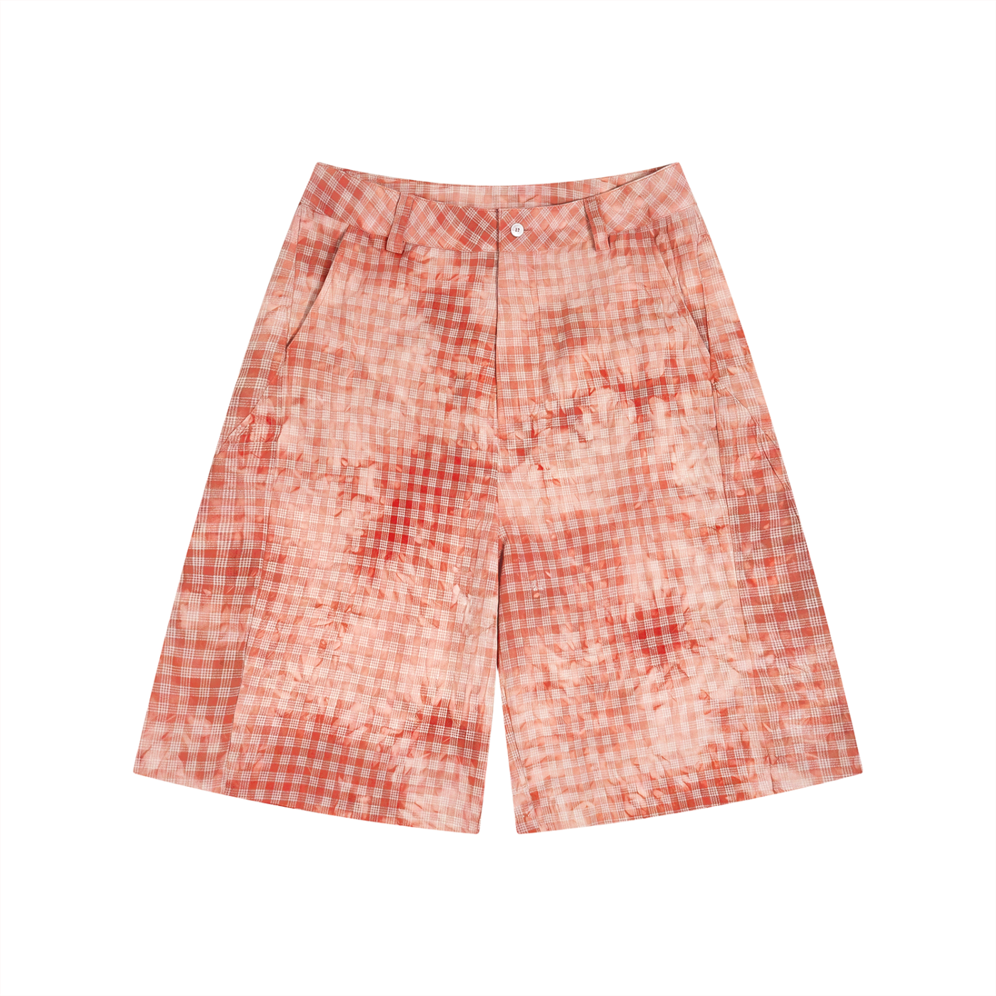 Forever Masc Vintage Wash Plaid Shorts