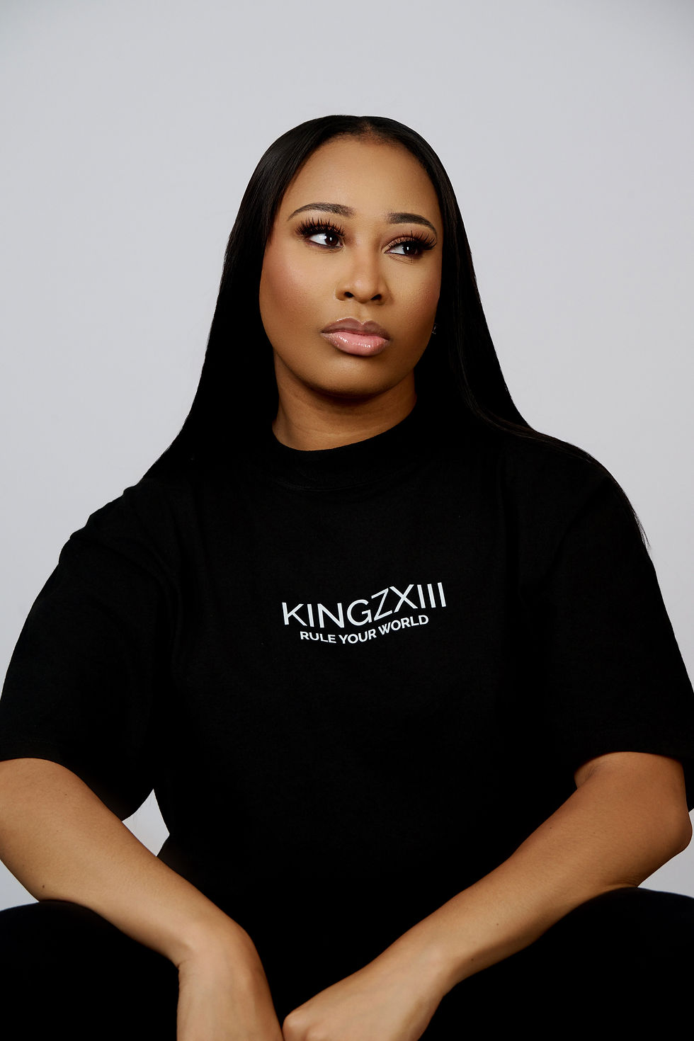 Thumbnail: Black Laze Oversized T- Shirt