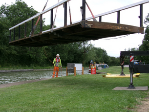 Our Work: Gayton Marina Swing Bridgeworks