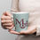 Thumbnail: "She's clothed with strength" Latte Mug