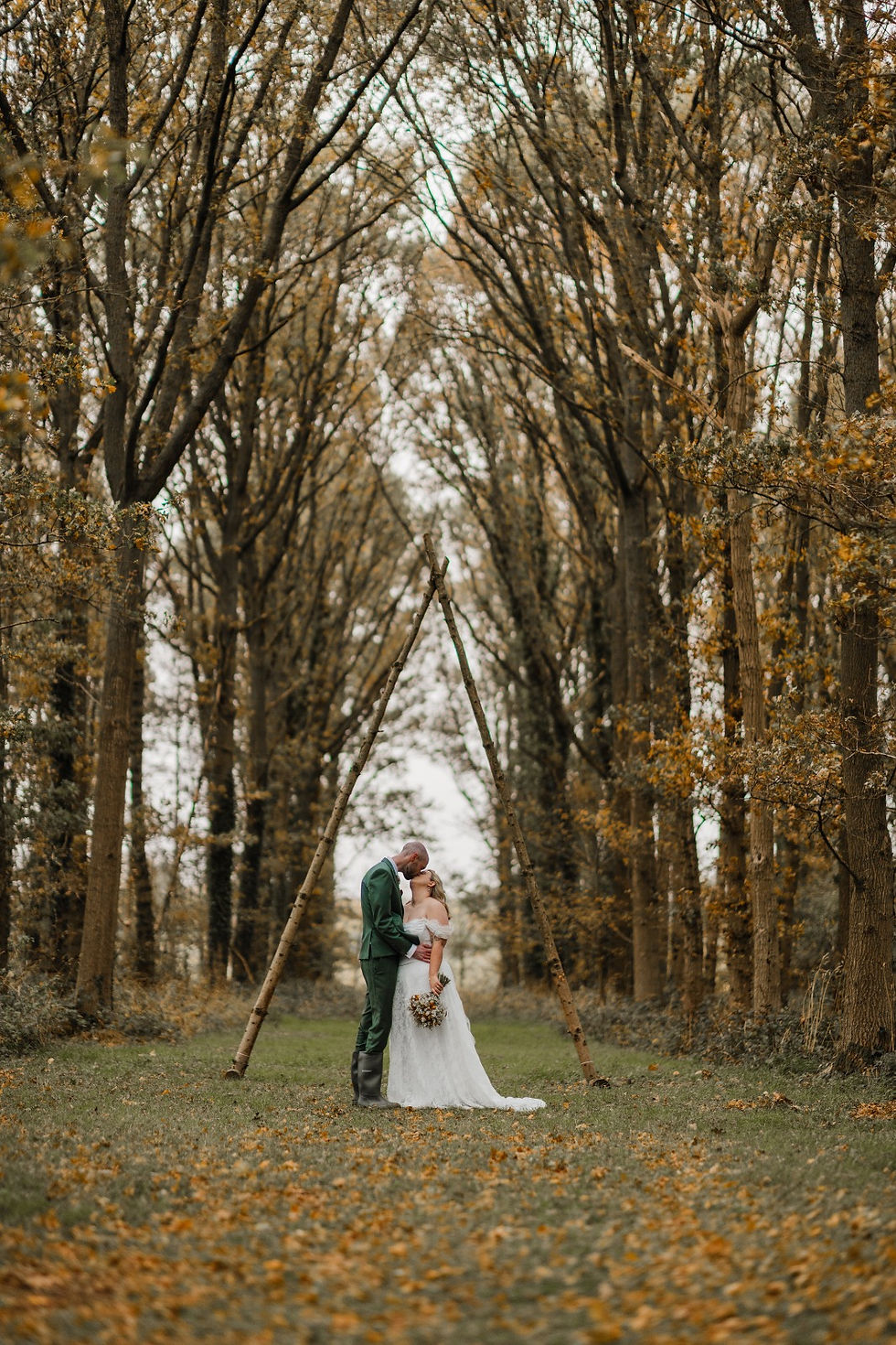 Sarah & Rory photographed in the grounds