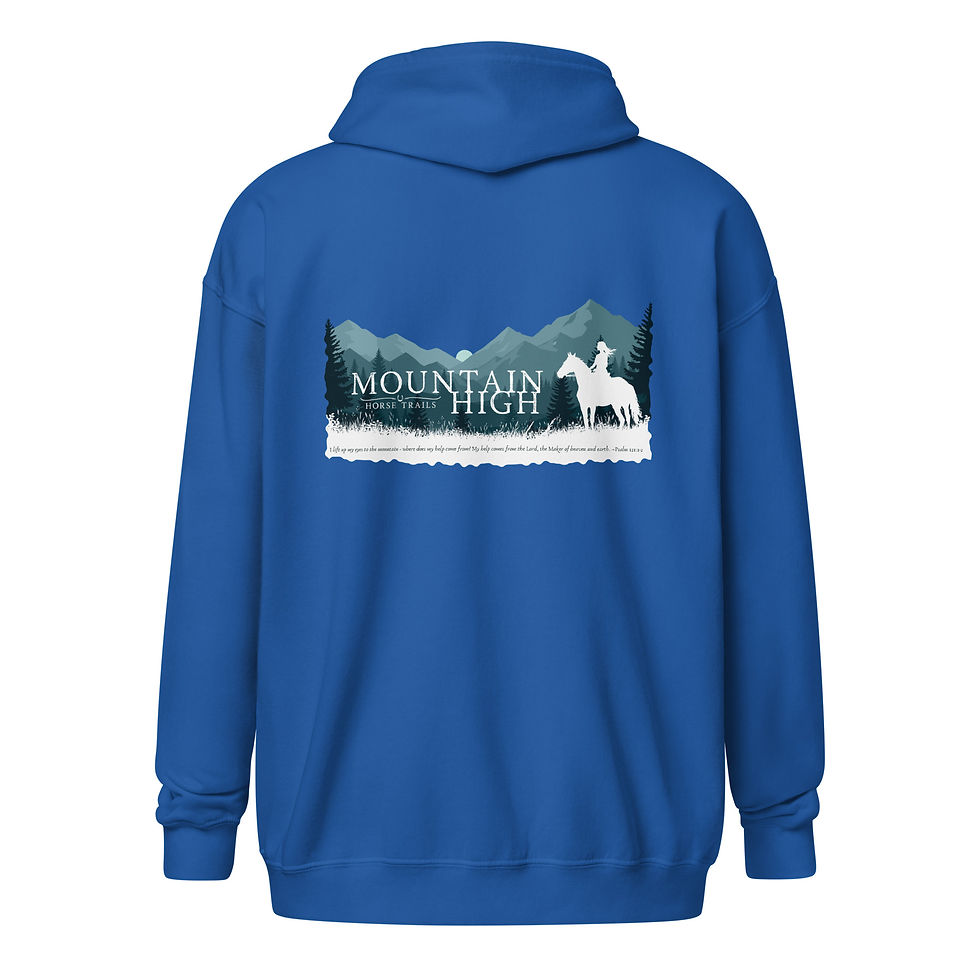 Thumbnail: Official "Mountain High" Women's heavy blend ZIP hoodie