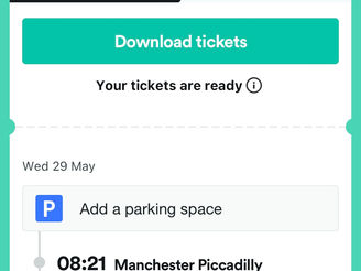 I booked my train to Dundee