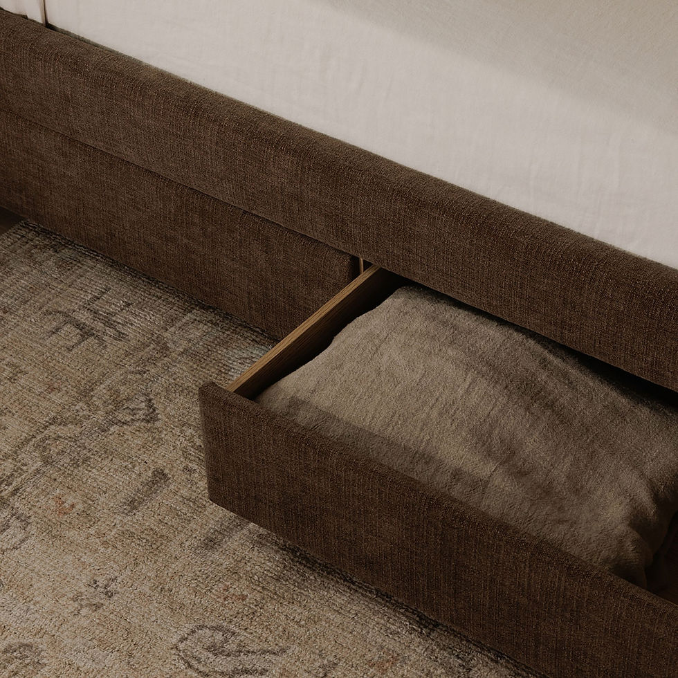 Thumbnail: Vanessa Upholstered Storage Bed, KING