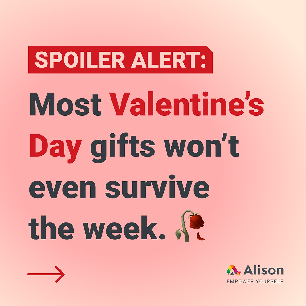 Valentine's Day gift card