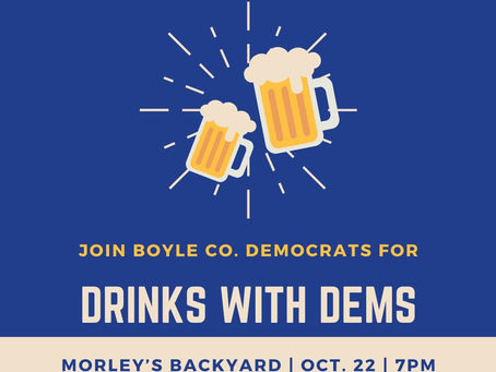 Drinks With Dems - October