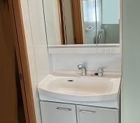 洗面台取替工事