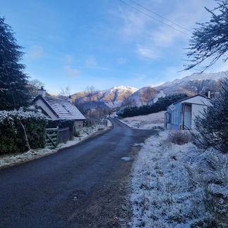 First Snowfall in November, Scottish Highlands