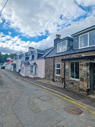 Houses in Plockton, Lochalsh, Scottish Highlands 