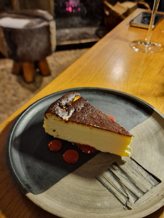 Burnt Basque Cheesecake, The Dunvegan, Isle of Skye